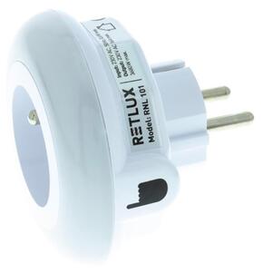 Corp de iluminat LED de orientare cu senzor crepuscular și priză Retlux LED/0,6W/230V
