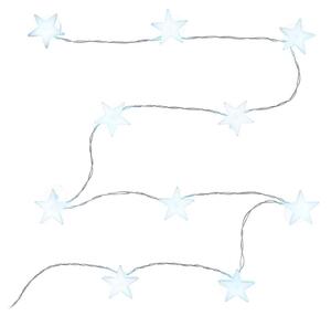 Retlux - Ghirlandă decorativă LED cu ventuze, 10 LED, alimentare 2xAA, 1,8 m, alb rece