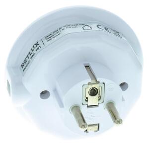 Corp de iluminat LED de orientare cu senzor crepuscular și priză Retlux LED/0,6W/230V