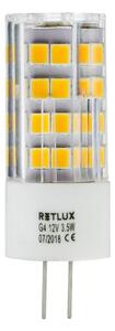 Bec LED Retlux G4/3,5W/12V 3000K