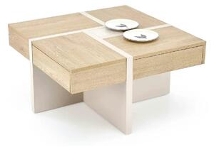 Masuta cafea SEVILLA S, stejar cremona/casmir, PAL, 80x80x43 cm