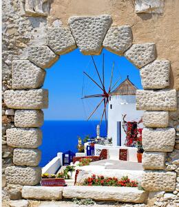 Fototapet. Vara pe Insula Santorini, Grecia. Art.060024