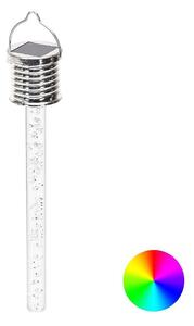Lampă LED RGB solară Aigostar LED/0,006W/1,2V crom IP44