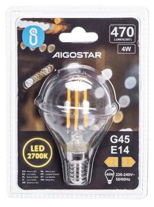 Bec LED Aigostar G45 E14/4W/230V 2700K