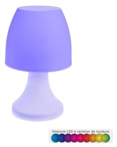 Atmosphera - Lampă de masă LED RGB DOKK 19,5 cm IP44, 3xAAA