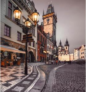 Fototapet. Piata Orasului Vechi, Praga, Cehoslovacia. Art.060025