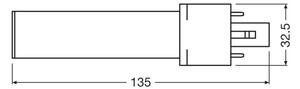 Bec LED Osram G23/3,5W/230V 4000K