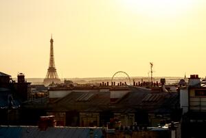 Fototapet. Paris, Vedere spre Arcul de Triumf. Art.060199