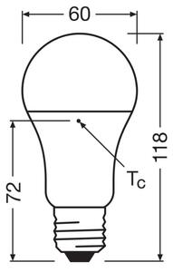 Bec LED produs din plastic reciclat Osram A100 E27/14W/230V 4000K