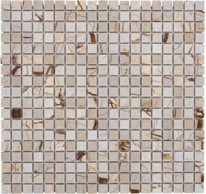 Mozaic piatră naturală MOS 15/2807 bej 30,5x32,2 cm