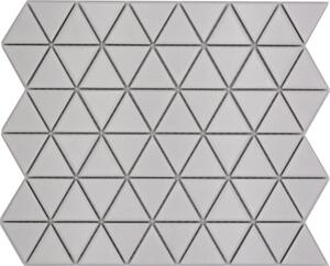 Mozaic piscină ceramic CG TR 41 alb mat 25,2x29,1 cm
