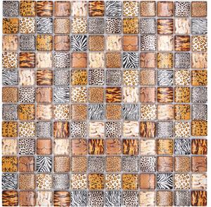 Mozaic sticlă XCM WL54 maro 29,8x29,8 cm