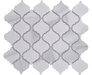 Mozaic piscină ceramic CIM CLP CR alb mat 29,3x24,5 cm