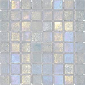 Mozaic piscină sticlă VP55384PUR alb 31,6x31,6 cm