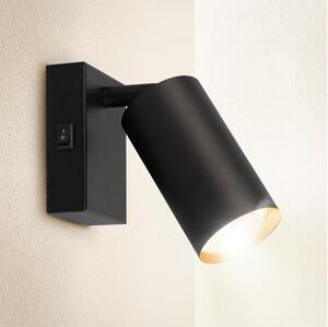 Spot de perete Brilagi SELE 1xGU10/30W/230V negru/auriu