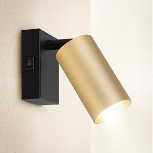 Spot de perete Brilagi SELE 1xGU10/30W/230V negru/auriu