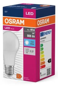 Bec LED Osram VALUE A60 E27/8W/230V 4000K