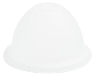 Abajur de rezervă din sticlă pentru lustră E27 d. 19 cm alb