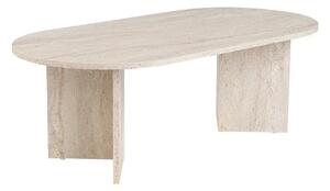 Masuta cafea SABLE, travertin, PAL, 119x60x40 cm