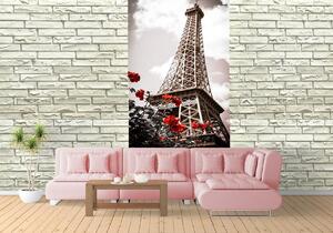 Fototapet, Rosul Trandafirilor si Turnul Eiffel Art.060120