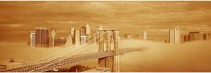 Fototapet. Brooklyn Bridge in Culori de Nisip. Art.060081