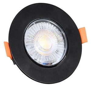 Corp de iluminat LED încastrat Ecolite LED-YL201/7W/CCT/CR ZITA LED/3/5/7W/230V negru