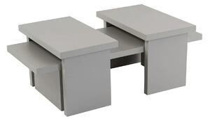 Masuta cafea SANCTUARY, gri, PAL, 110x45x30 cm