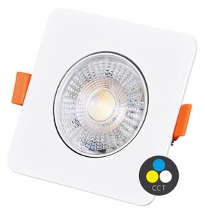 Corp de iluminat LED încastrat Ecolite LED-YL202/7W/CCT/BI KENT LED/3/5/7W/230V alb