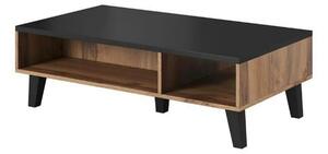 Masuta cafea LOTTA, negru/stejar sonoma, PAL, 110x60x35 cm