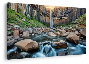 Tablou - Cascada Svartifoss, Islanda (90x60 cm)