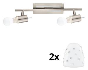 Spot LED Eglo MY CHOICE 2xE14/4W/230V crom/alb