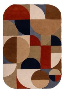 Covor în nuanțe teracotă, țesut manual din lână 120x170 cm Mia Arch – Flair Rugs