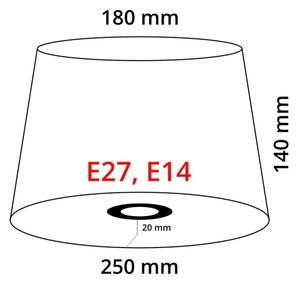 Eglo 49977 - Abajur VINTAGE E14/E27 ROSE diametru 25 cm