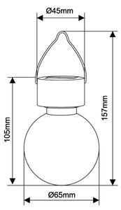 Globo 33056 - Lampă solară LED/0,06W/3,2V IP44