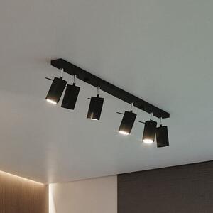 Sollux Lighting Ring lampă de tavan 4x40 W negru SL.0332