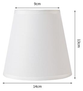 Brilagi - Abajur universal NUBILA E27 13x9 cm alb