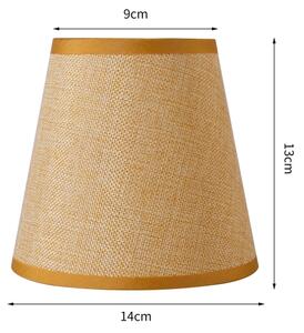 Brilagi - Abajur universal NUBILA E27 13x9 cm maro deschis