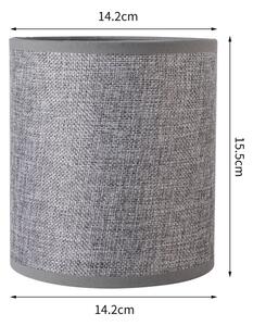 Brilagi - Abajur universal NUBILA E27 15,5x14 cm gri