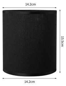 Brilagi - Abajur universal NUBILA E27 15,5x14 cm antracit