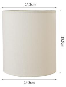 Brilagi - Abajur universal NUBILA E27 15,5x14 cm crem