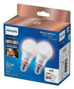 SET 2x bec LED dimabil Philips A60 E27/8W/230V Wi-Fi