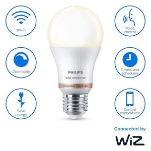 SET 2x bec LED dimabil Philips A60 E27/8W/230V Wi-Fi