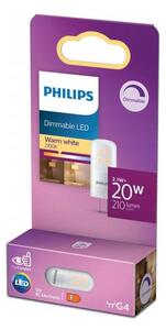 Bec LED dimabil Philips G4/2,1W/12V 2700K