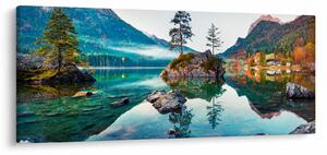 Tablou - Lacul Hintersee, Alpii Bavarezi, Austria (120x50 cm)
