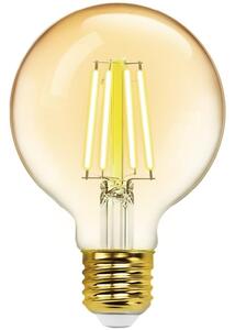 Bec LED dimabil Aigostar FILAMENT G80 E27/6W/230V 2700-6500K Wi-Fi