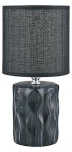 Lampă de masă Zuma Line HS8603-BL 1xE14/40W/230V negru/decor marmorat