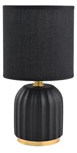 Lampă de masă Zuma Line HS8723-BL 1xE14/40W/230V negru/auriu