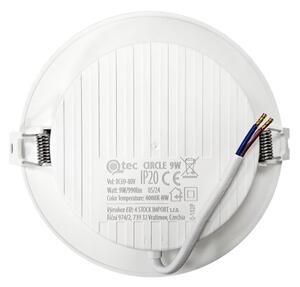 Corp de iluminat LED încastrat CIRCLE LED/9W/230V 4000K d. 14,5 cm alb