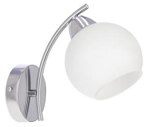 Lampă de perete AMOS 1xE27/40W/230V crom lucios