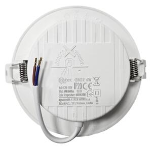 Corp de iluminat LED încastrat CIRCLE LED/6W/230V 4000K d. 12 cm alb